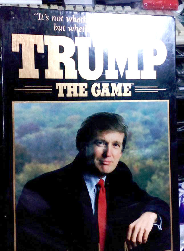 Trumpボードゲームをゲムマのオークションで出しました